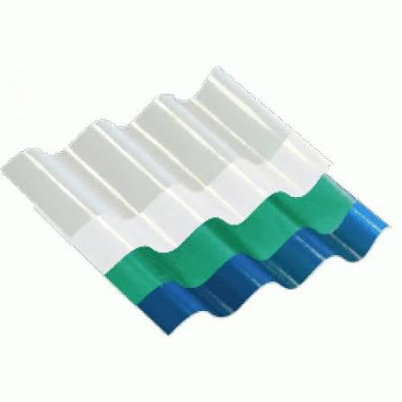 Corrugated Polycarb 0.8mm - white - 3.6m