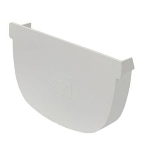 PVC Gutters Fittings D-Shape - Gutter Stop-End