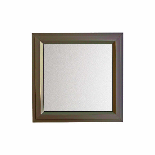 Aluminium Window Bronze 600 × 600 – 28mm Clear Glass