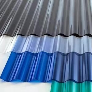 Corrugated Polycarb 0.8mm - bronze - 6.6m