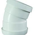 PVC Pipe Bends - PP 110MM X 22.5 PLAIN BEND SV