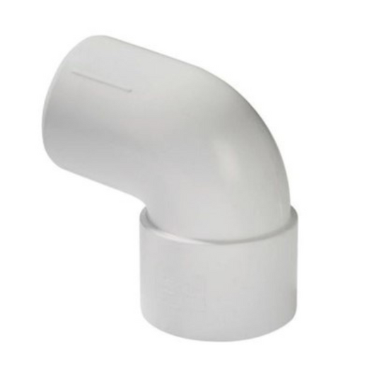 PVC Gutters Fittings D-Shape - Gutter Offset Bend 90 deg