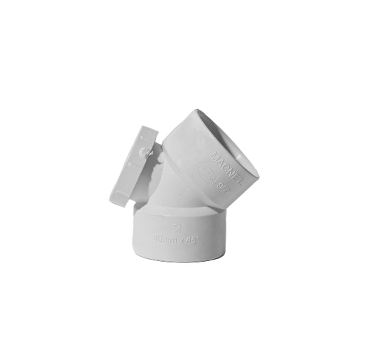 PVC Pipe Bends - SV 40MM X 45 IE