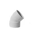 PVC Pipe Bends - SV 40MM X 45 PLAIN