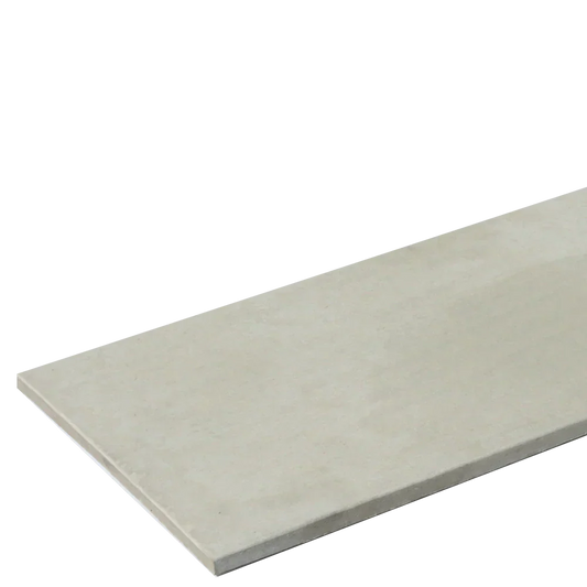 Rectangular concrete slab on a white background