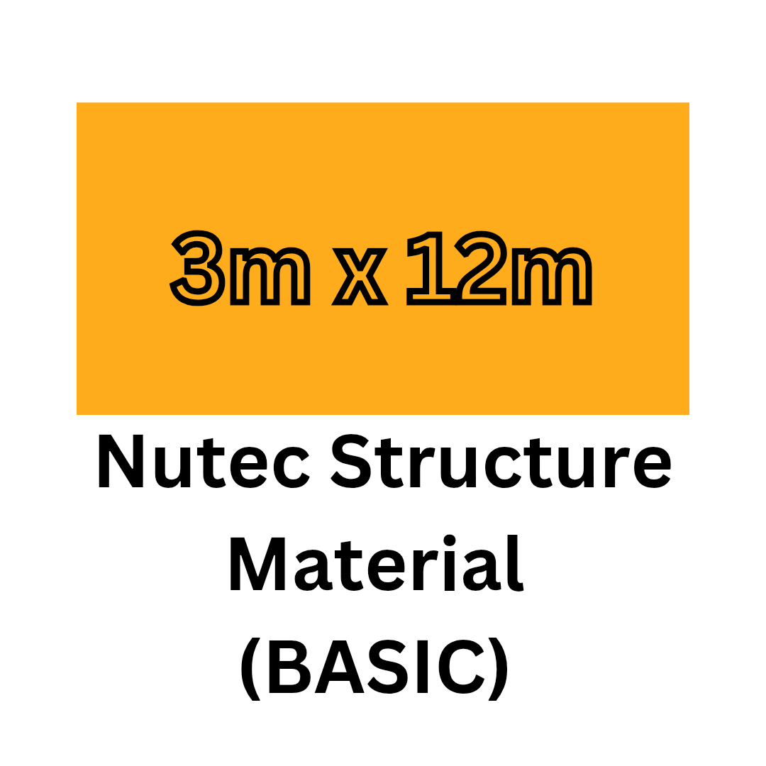 3mx12m Nutec Home Basic Materials Bundle